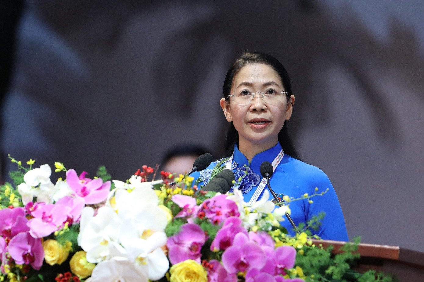 Chị Phan Thị Thanh Phương, Ủy viên Ban Thường vụ T.Ư Đoàn khóa XI, Bí thư Thành Đoàn TP. HCM trình bày tham luận tại Đại hội. Chị Phan Thị Thanh Phương, Ủy viên Ban Thường vụ T.Ư Đoàn khóa XI, Bí thư Thành Đoàn TP. HCM trình bày tham luận tại Đại hội.