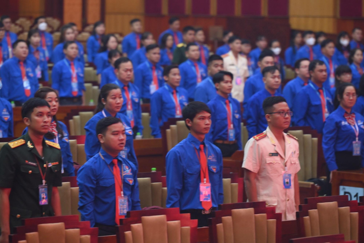 Đại hội đã thảo luận và biểu quyết thông qua dự thảo văn kiện Đại hội Đại biểu Đoàn TNCS Hồ Chí Minh tỉnh Tây Ninh lần thứ XIV, nhiệm kỳ 2022 – 2027. Tại phiên khai mạc Đại hội thảo luận 3 chương trình đột phá (với 3 tổ thảo luận): “Chương trình phát huy vai trò của tuổi trẻ Tây Ninh trong xây dựng nông thôn mới, đô thị văn minh giai đoạn 2022 -2027”; “Chương trình tuổi trẻ Tây Ninh tham gia xây dựng, bảo vệ biên cương văn hóa tư tưởng trên không gian mạng giai đoạn 2022 – 2027; “Chương trình Hỗ trợ thanh niên khởi nghiệp giai đoạn 2022 - 2027. (Ảnh: Việt Kiên)