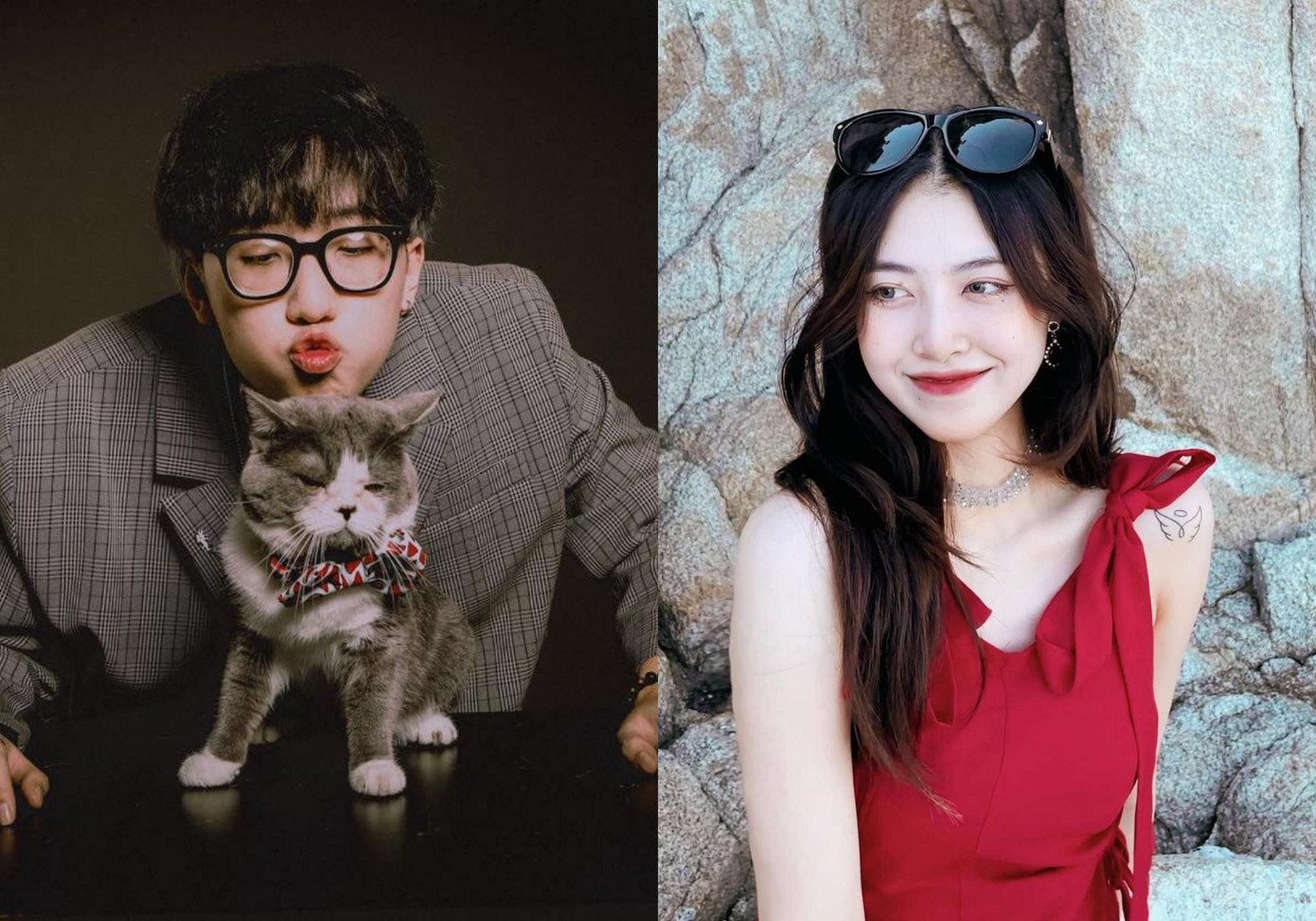 “Hot couple” Việt Anh - Thu Chúc. “Hot couple” Việt Anh - Thu Chúc.