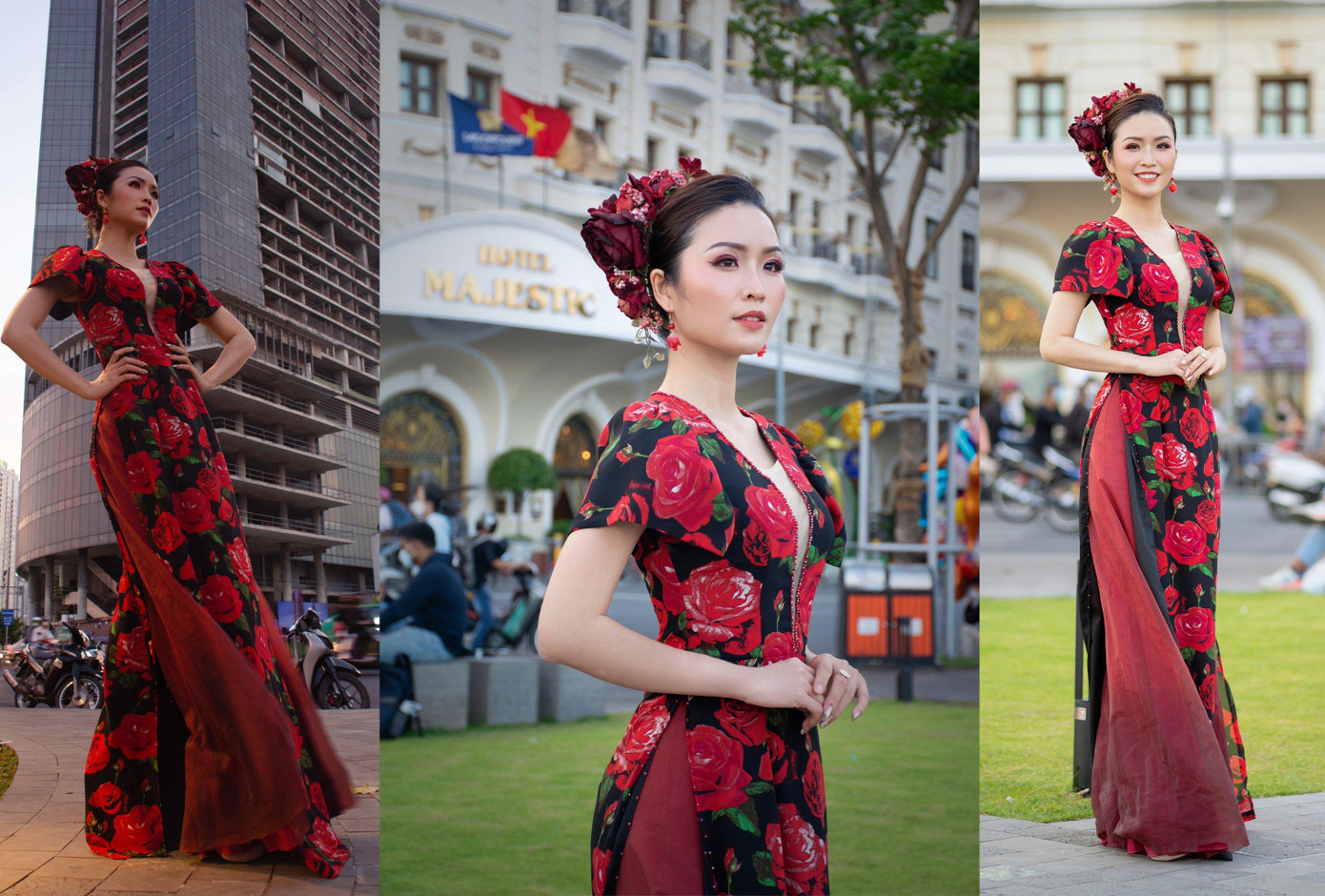 Theo chị Jullyr Nguyễn (mẫu ảnh của nhà thiết kế Huy Doãn) chia sẻ: "Những bộ áo dài mà nhà thiết kế Huy Doãn tạo ra mình thấy trông có vẻ đơn giản. Nhưng để cho áo dài tôn vinh được nét đẹp hình thể của người mặc là cả một nghệ thuật và cần cái tâm của nhà thiết kế".