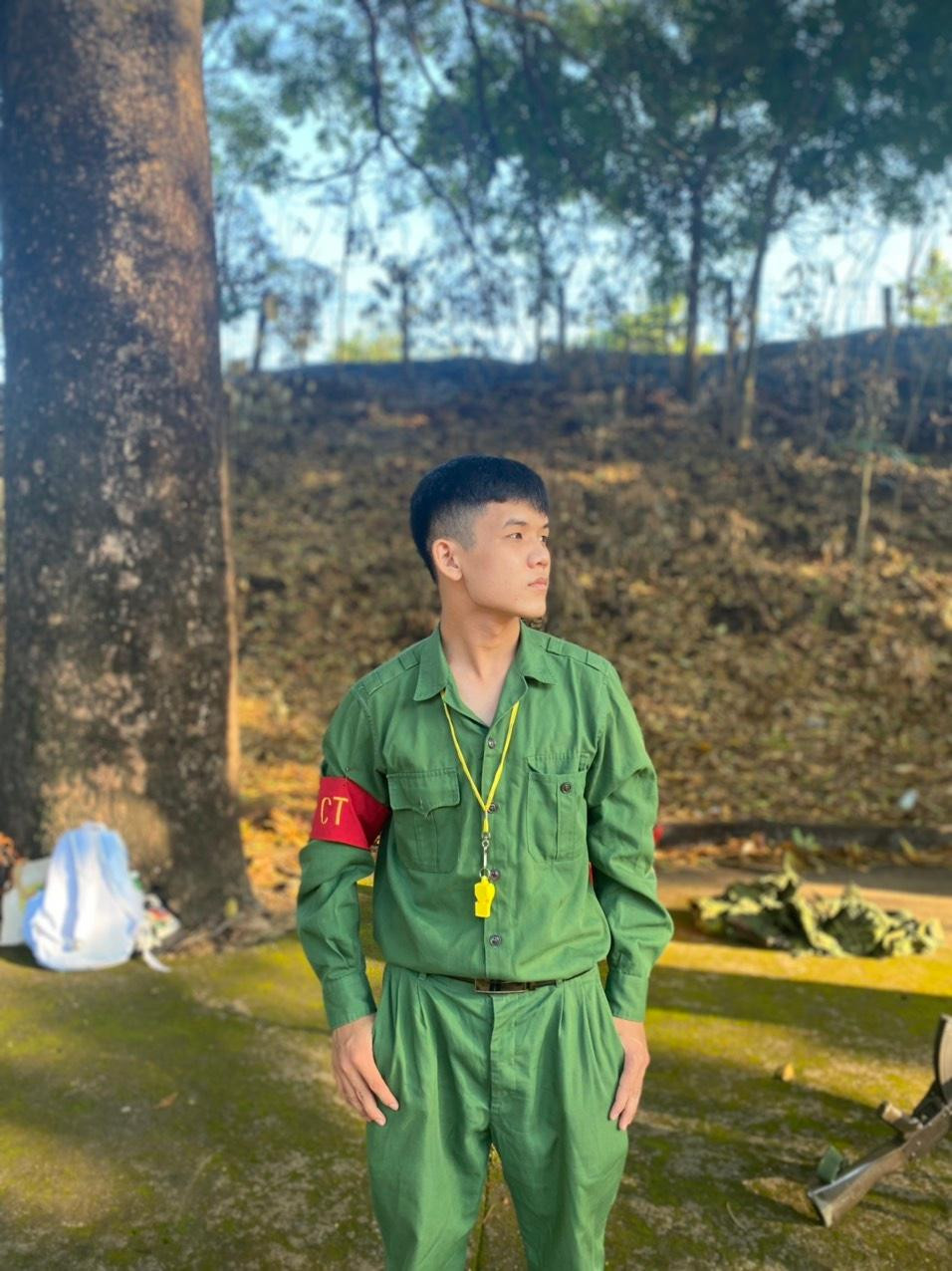 Vai trò Đại đội trưởng đem lại cho Hoàng Phúc nhiều niềm vui nhưng cũng nhiều áp lực. (Ảnh: Bùi Quốc Hoàng)