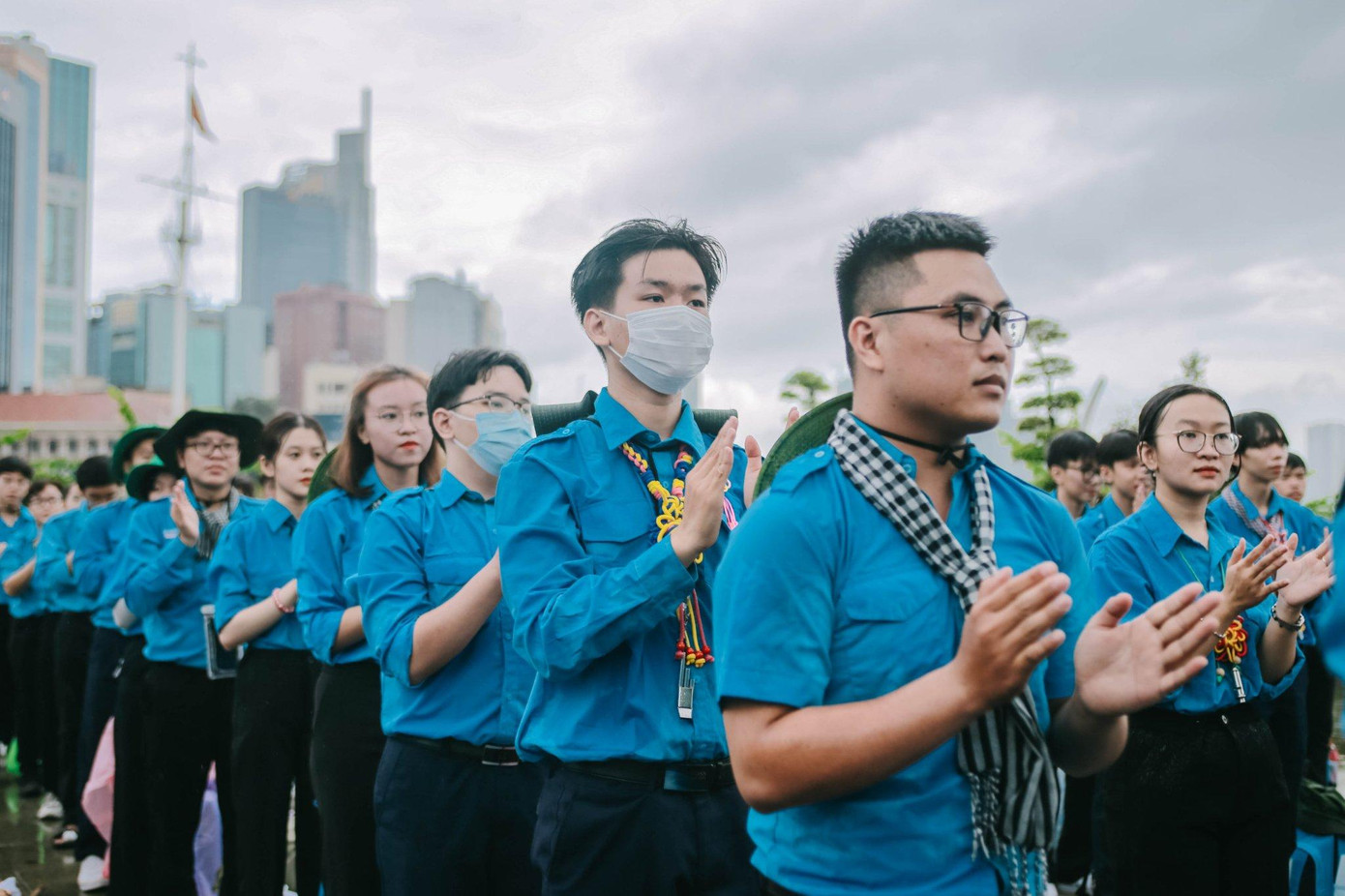 Các trại sinh tham gia Trại Rèn luyện II - Trại Phạm Ngọc Thạch.