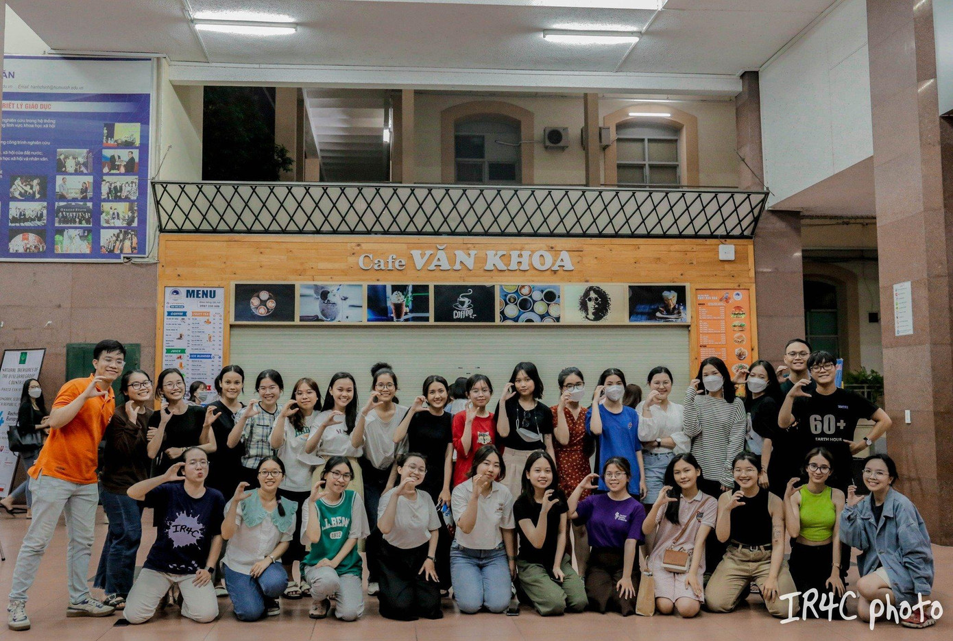 CLB IR4C trước giờ xuất phát. (Ảnh: CLB Tình nguyện IR4C)