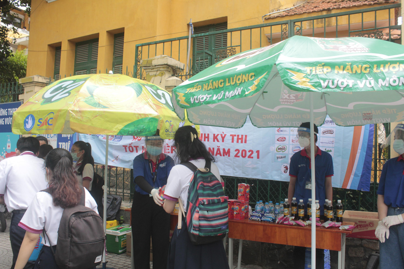 Tất cả đều hướng tới mục tiêu hỗ trợ tốt nhất cho các sĩ tử (Ảnh: Tiếp sức mùa thi 2021).