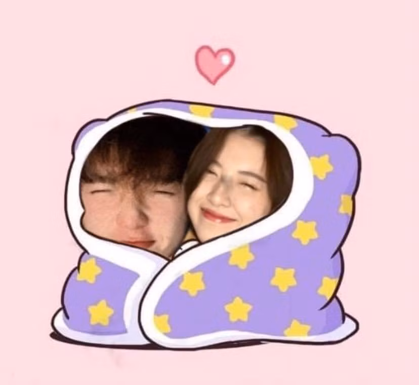 Hình ảnh đáng yêu của cặp đôi trên Fanpage “Bọn yêu nhau”.