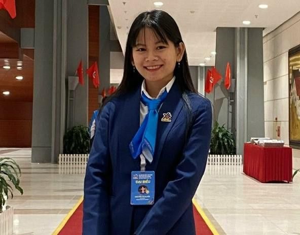 Huyền là một trong 30 đại biểu sinh viên tham dự Đại hội Đoàn toàn quốc lần thứ XII, nhiệm kỳ 2022 - 2027, vừa bế mạc tại Thủ đô Hà Nội.