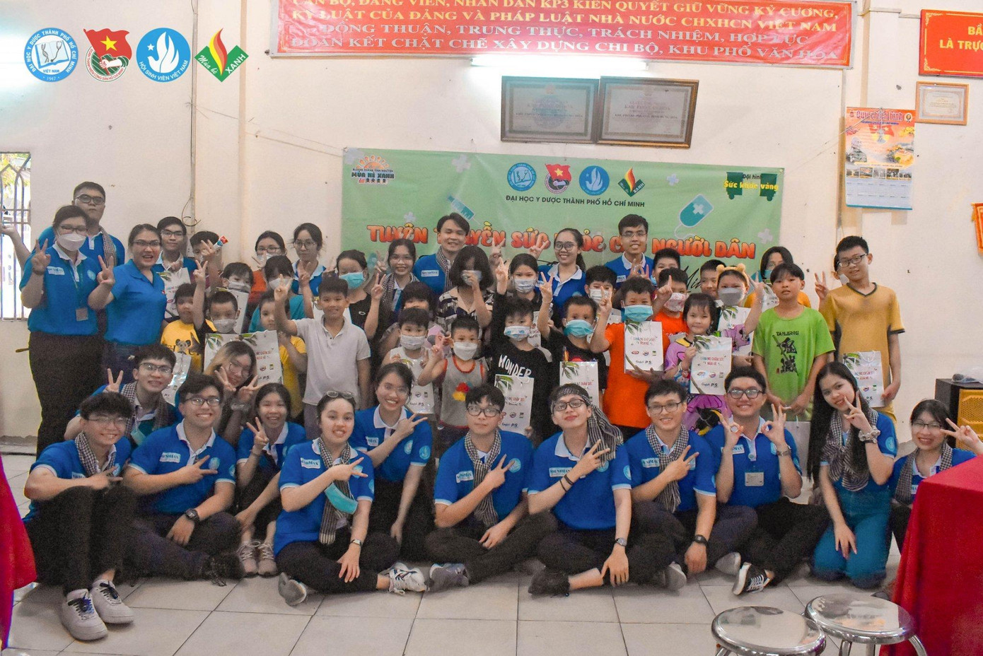 Ngoài các hoạt động sức khỏe thì các hoạt động dành cho thiếu nhi cũng được quan tâm.