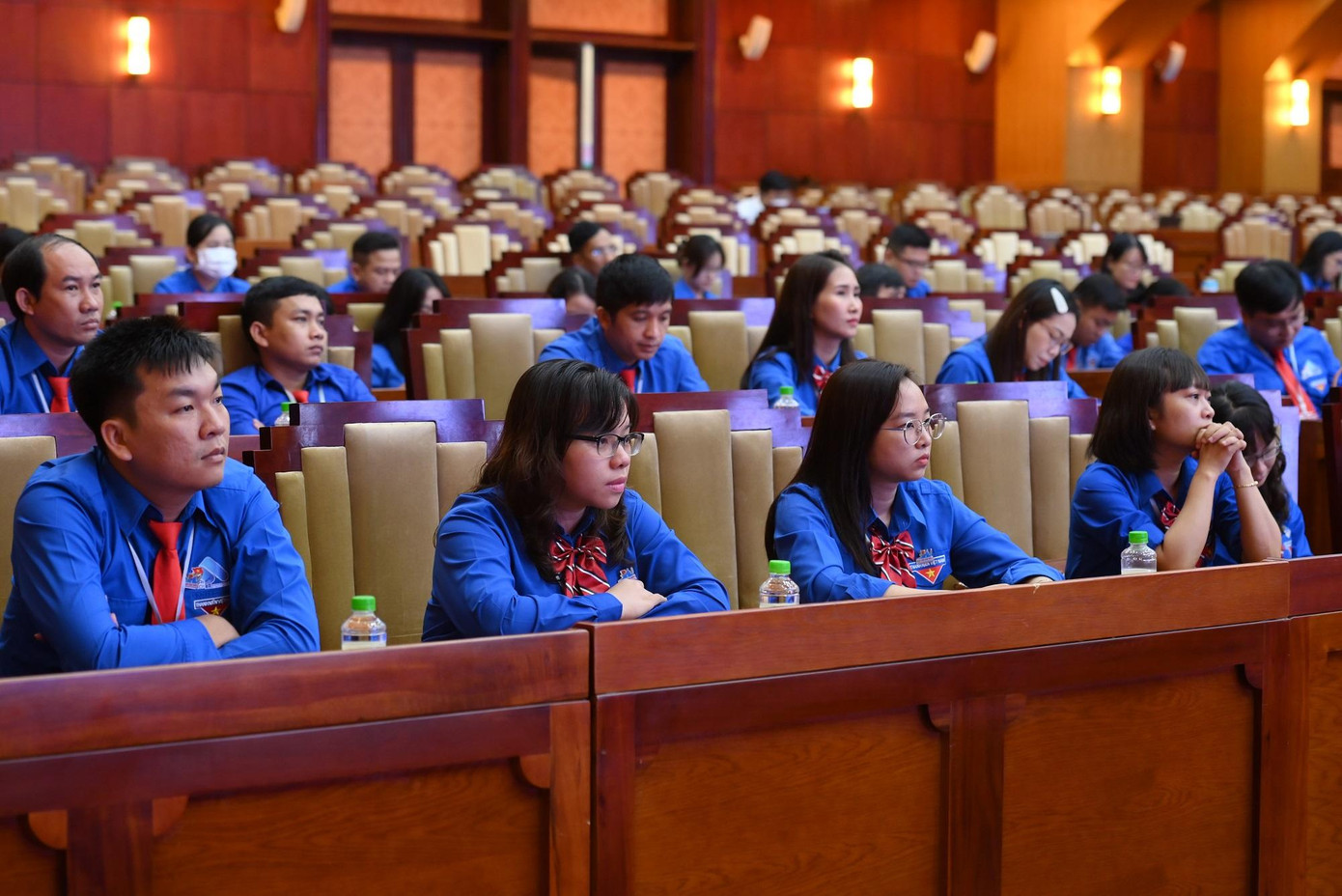 Đại hội có sự tham dự với của 248 đại biểu, đại diện cho 34.677 đoàn viên trong toàn tỉnh. (Ảnh: Việt Kiên) Đại hội có sự tham dự với của 248 đại biểu, đại diện cho 34.677 đoàn viên trong toàn tỉnh. (Ảnh: Việt Kiên)