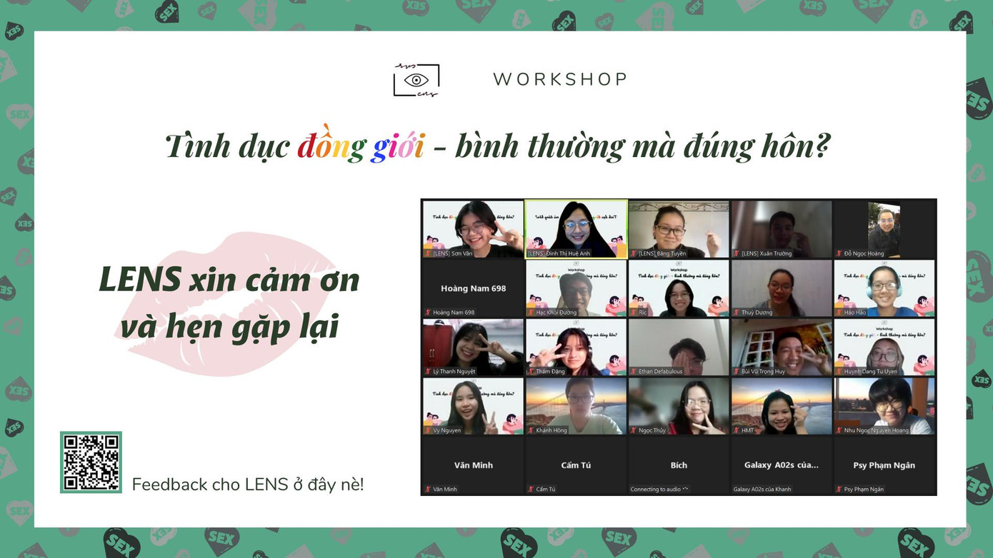 Workshop "Tình dục đồng giới - bình thường mà đúng hôn?" mang lại góc nhìn toàn diện, khách quan và cởi mở hơn đối với quan hệ tình dục đồng giới.