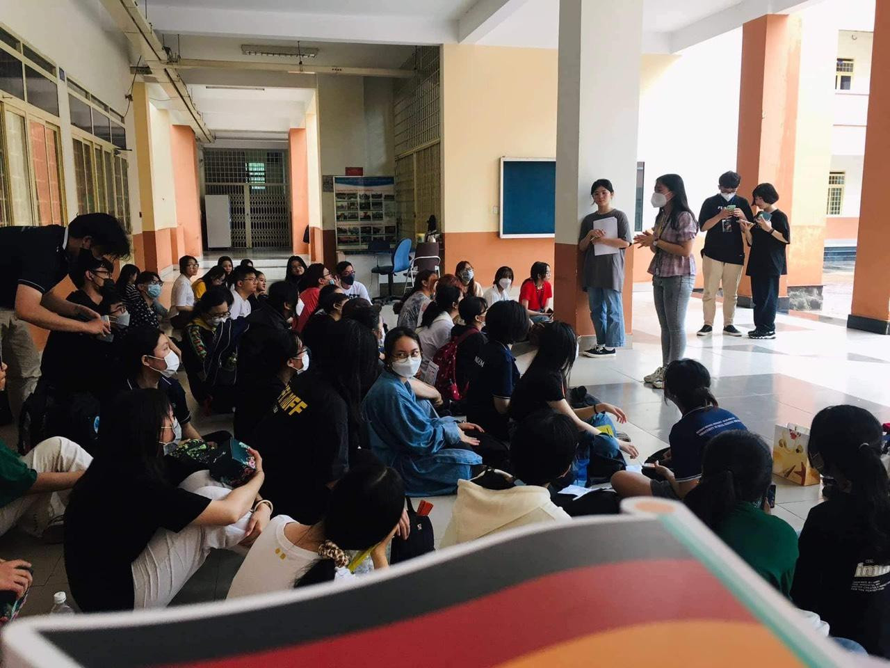 Buổi giao lưu tiếng Đức tại trường ĐH KHXN&NV (ĐHQG TP. HCM).