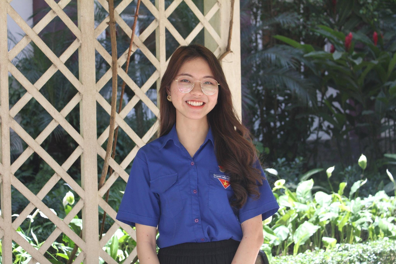 Châu Anh cống hiến hết mình cho công tác Đoàn - Hội. Châu Anh cống hiến hết mình cho công tác Đoàn - Hội.