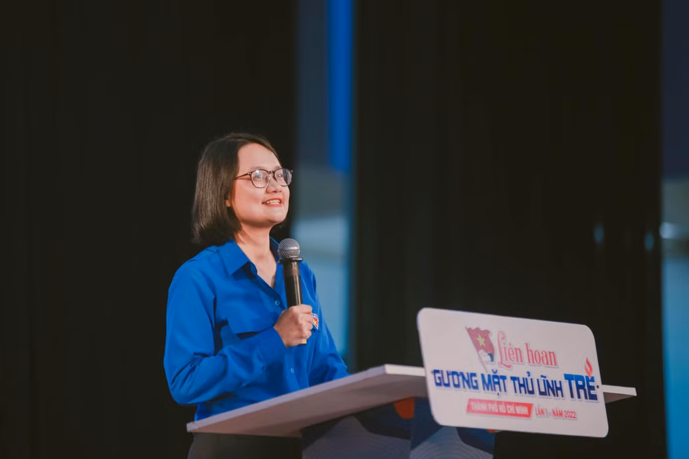 Chị Trần Thu Hà, Phó Bí thư Thành Đoàn TP. HCM phát biểu tại Lễ tuyên dương. (Ảnh: TLTĐ) Chị Trần Thu Hà, Phó Bí thư Thành Đoàn TP. HCM phát biểu tại Lễ tuyên dương. (Ảnh: TLTĐ)