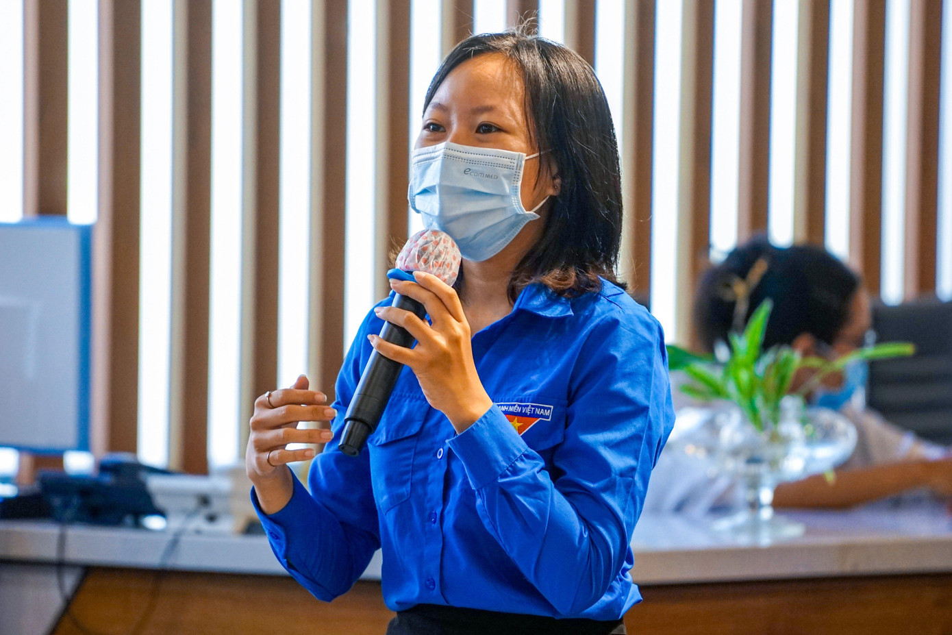 "Việc tham gia các hoạt động Đoàn giúp mình có một lối sống tích cực, khi làm được những việc tốt mình cảm thấy rất vui trong lòng và tràn đầy năng lượng", Nguyễn Lưu Tâm Anh (cán bộ Đoàn trường ĐH KHXH&NV, ĐHQG TP. HCM) chia sẻ tại Diễn đàn.