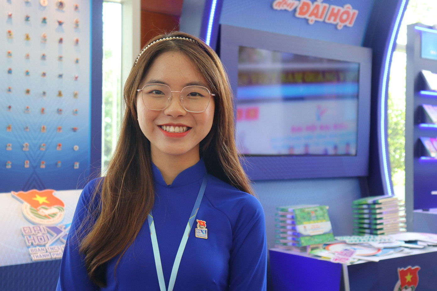 Nguyễn Thị Châu Anh tại Đại hội. Nguyễn Thị Châu Anh tại Đại hội.