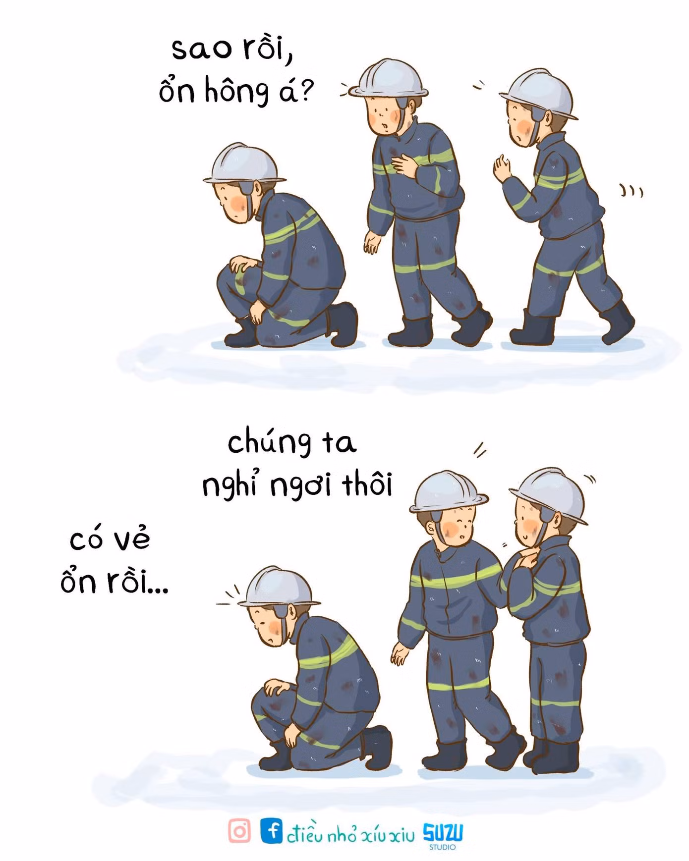 Bức tranh thu về hơn 370.000 lượt yêu thích và hàng ngàn bình luận tri ân từ cộng đồng mạng. (Ảnh: Điều Nhỏ Xíu Xiu)