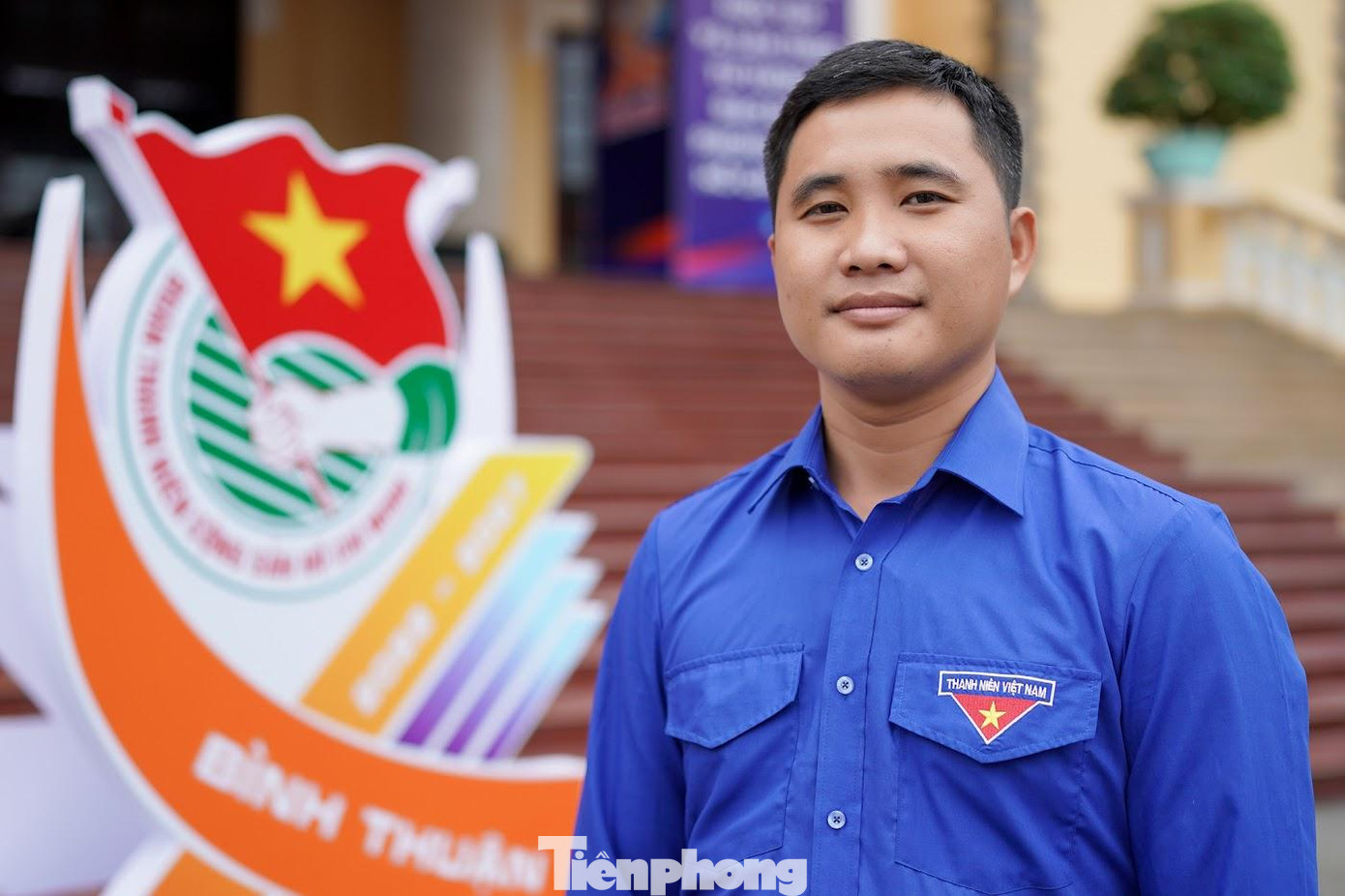 Anh Trương Minh Quang, tân Bí thư Tỉnh Đoàn Bình Thuận khóa XIII. (Ảnh: Phạm Nguyễn)