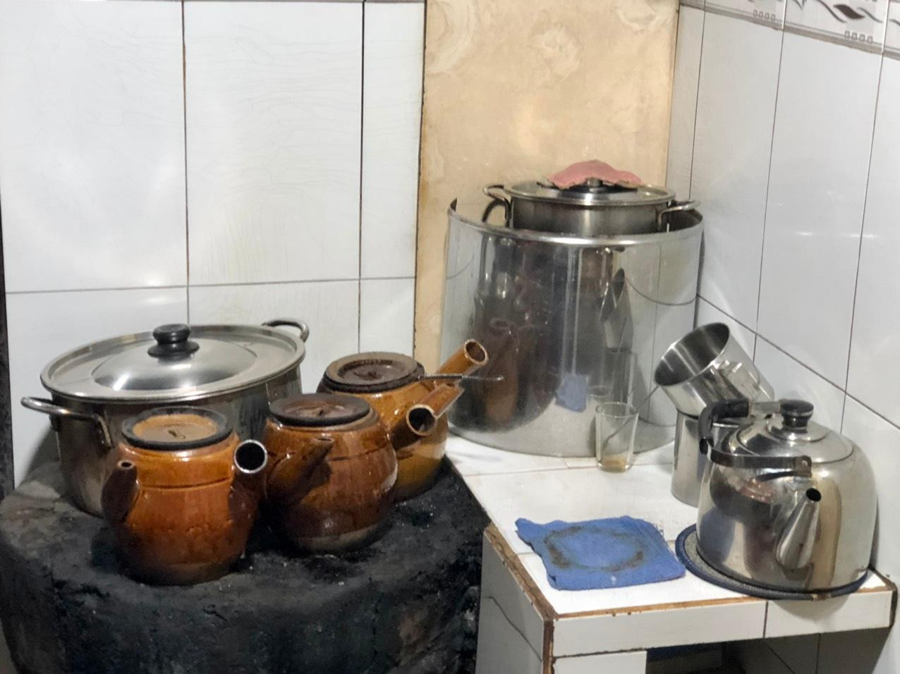 Một góc pha chế của quán.