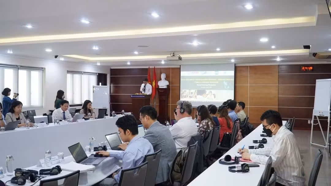 Hội thảo có sự tham dự của PGS.TS Nguyễn Minh Tâm - Phó Giám đốc ĐHQG TP. HCM.