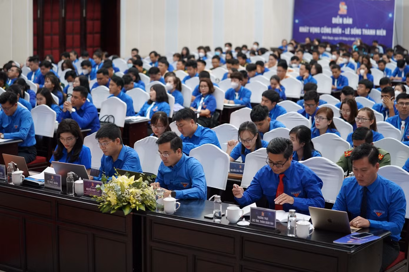 Các đại biểu về tham dự Đại hội. (Ảnh: Phạm Nguyễn)