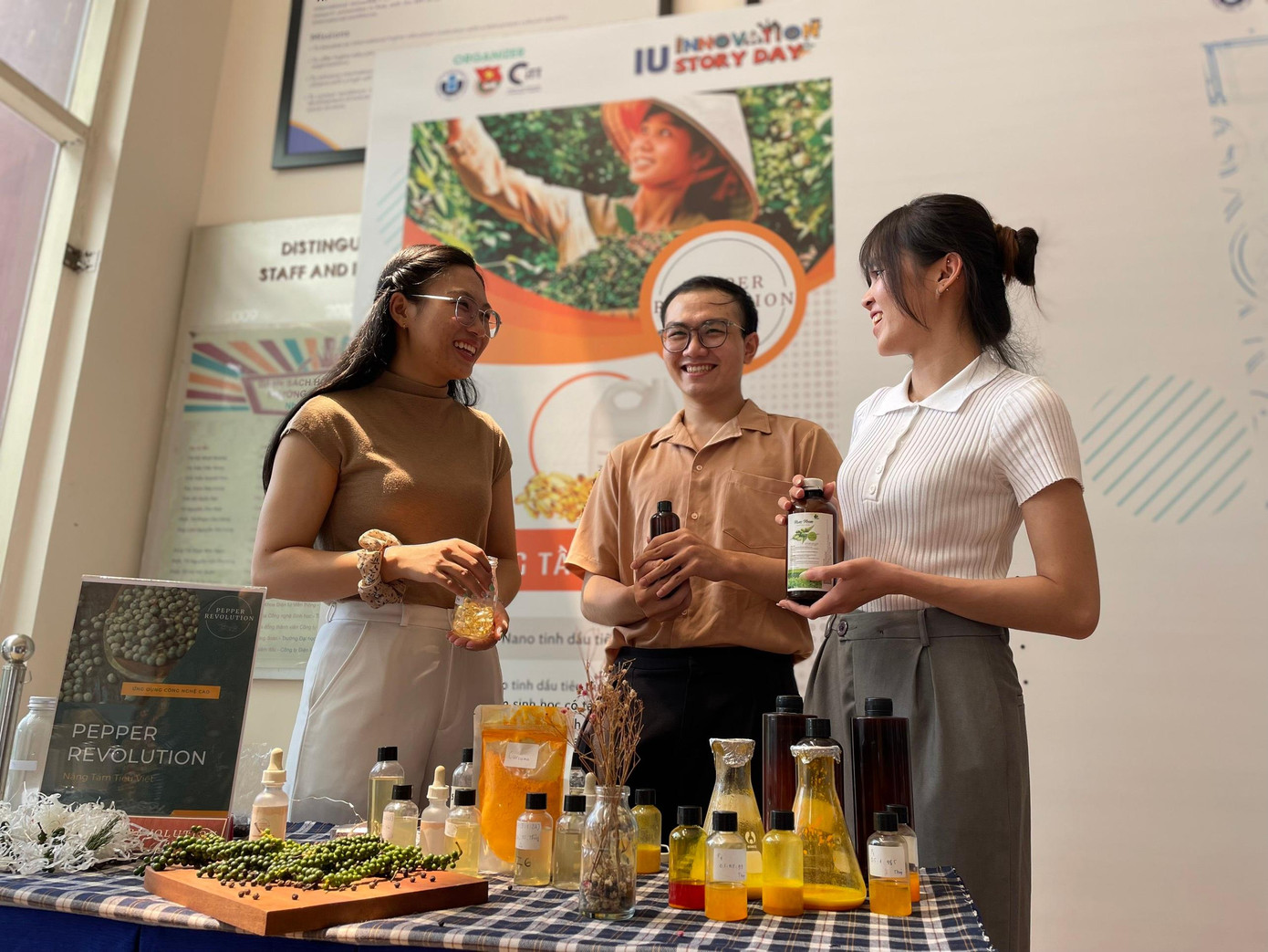 Những dự án khởi nghiệp của sinh viên được giới thiệu trong Ngày hội.