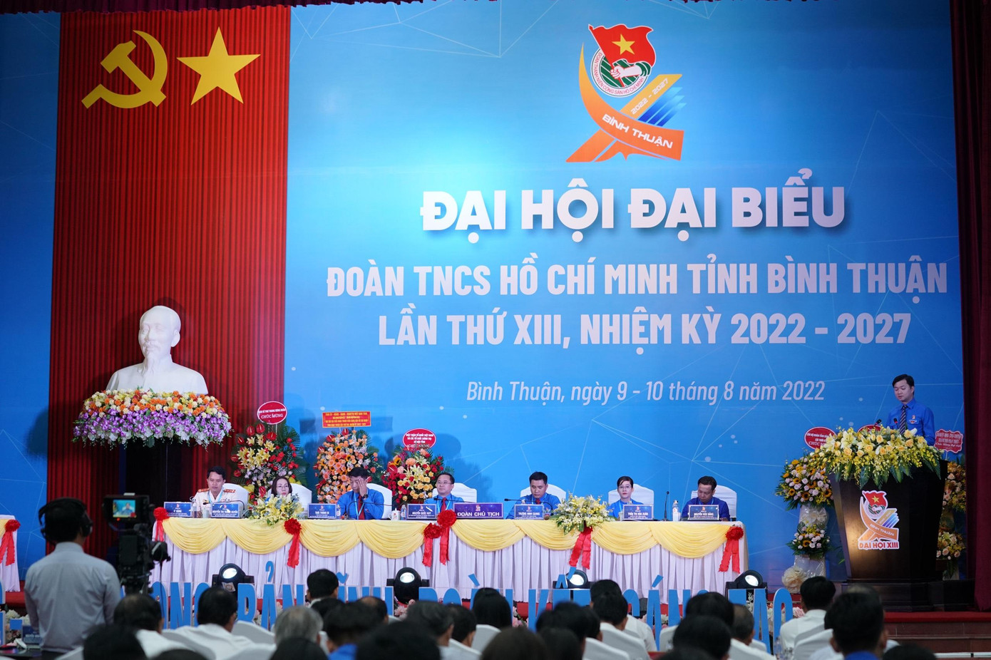 Anh Nguyễn Minh Triết yêu cầu phải kịp thời có kế hoạch lộ trình khắc phục, nhất là những mặt công tác chưa thật sự đáp ứng yêu cầu, mong mỏi của Tỉnh ủy và đông đảo đoàn viên, thanh thiếu nhi tỉnh nhà. (Ảnh: Phạm Nguyễn)