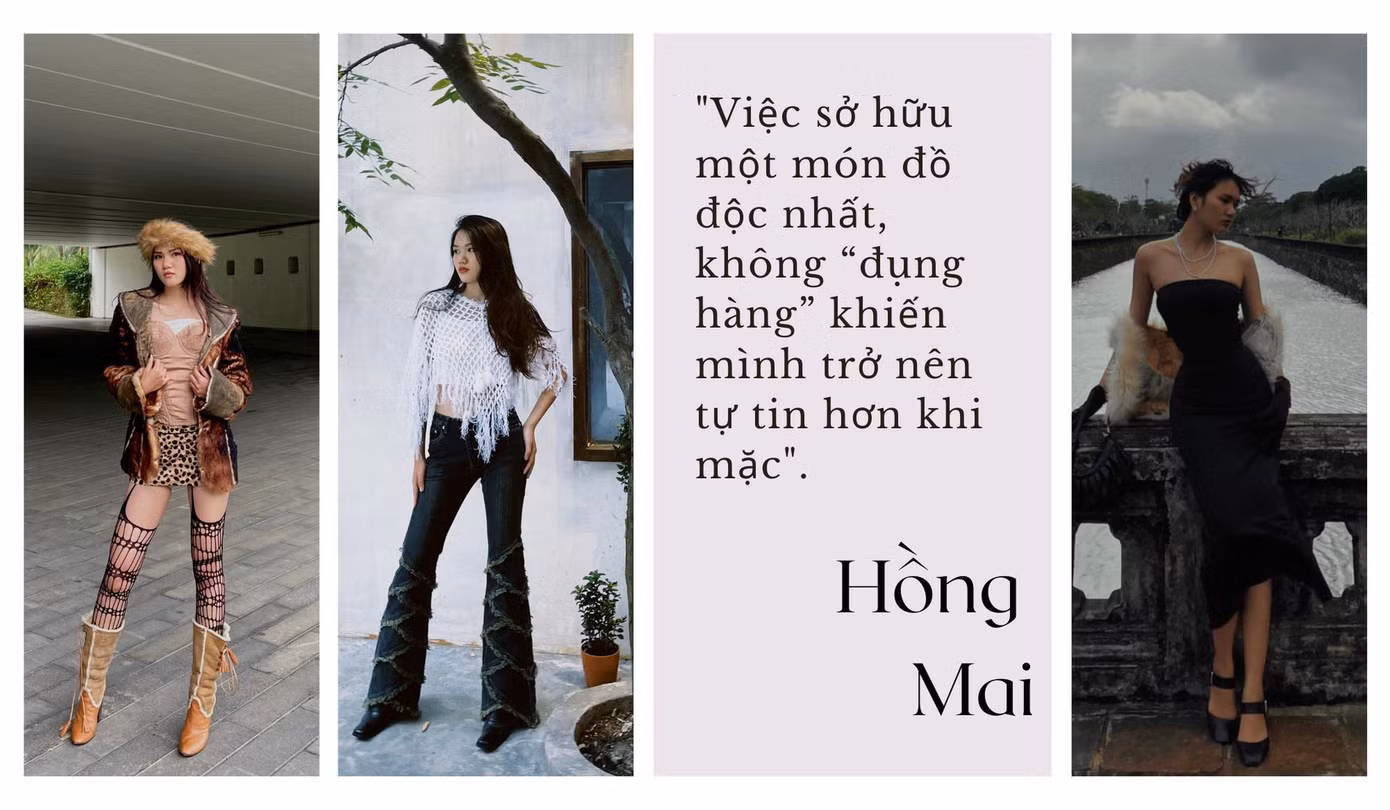Hồng Mai tự tin trong những bộ đồ của @tudosi.vn.