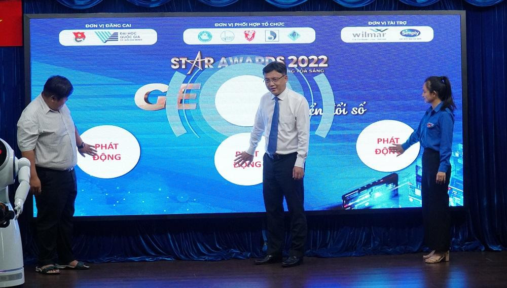 Ban Tổ chức phát động cuộc thi. (Ảnh: ĐHQG TP. HCM)