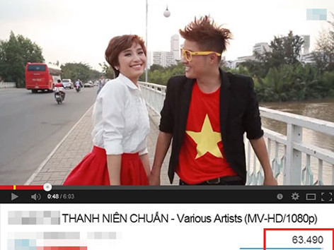 MV Thanh niên chuẩn có sự tham gia của nhiều sao trẻ như Tiêu Châu Như Quỳnh, Thái Quang Idol…