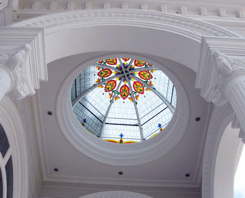 Mái vòm ở sảnh đón khách