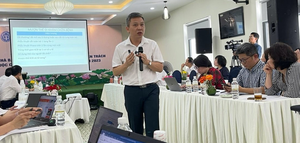 Ông Dương Tuấn Đức, Giám đốc Trung tâm giám định BHYT và Thanh toán đa tuyến (BHXH Việt Nam)