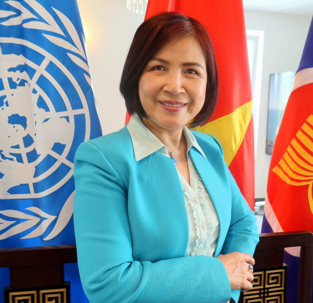 Đại sứ Lê Thị Tuyết Mai - Trưởng Phái đoàn đại diện thường trực Việt Nam tại Geneva. (Ảnh: Phái đoàn Việt Nam tại Geneva)