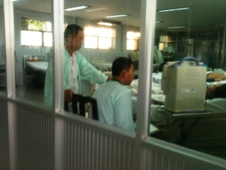 Cơ quan công an vào bệnh viện lấy lời khai của Bùi Tiến Hiệp