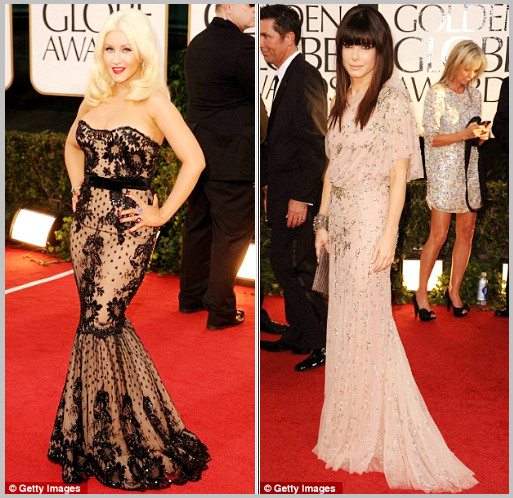 Eva Longoria, Scarlet Johansson, Christina Anguilera và Sandra Bullock - những quý cô đơn thân lộng lẫy trên thảm đỏ