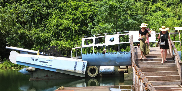 Ngắm phim trường 'Kong-Skull Island' ở khu du lịch Tràng An trước ngày tháo dỡ ảnh 3