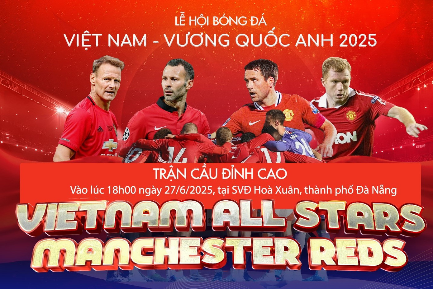 Người hâm mộ MU sẽ có cơ hội gặp gỡ, giao lưu với các thần tượng tại Đà Nẵng.