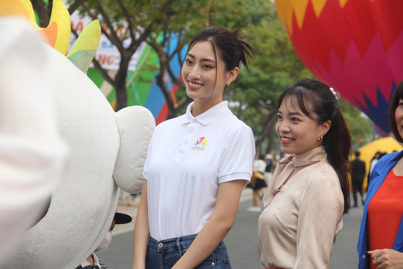 Ngày hội có sự tham gia của Hoa hậu Lương Thùy Linh.