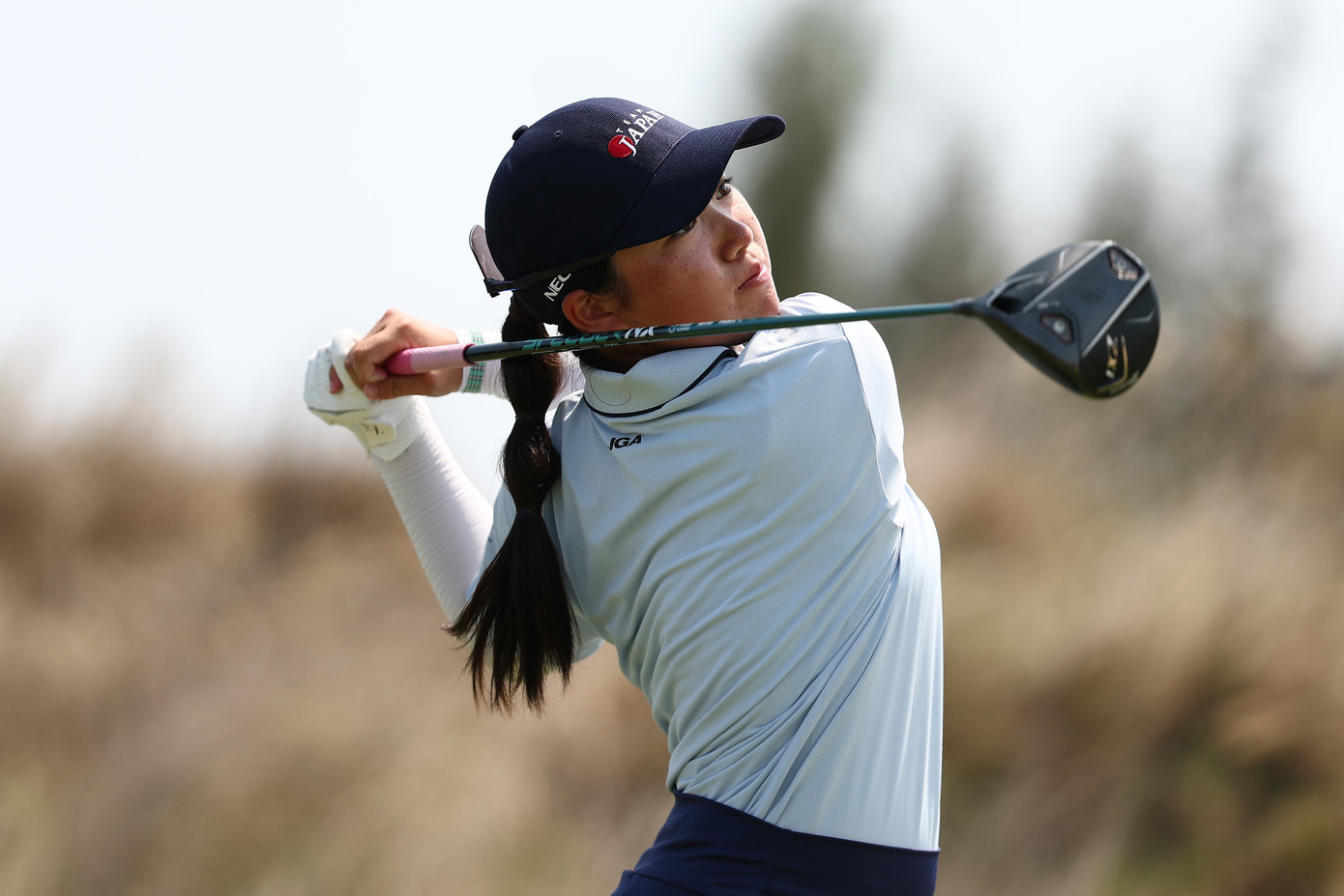 Anna Iwanga của Nhật Bản cuốn hút trong phần thi đấu.