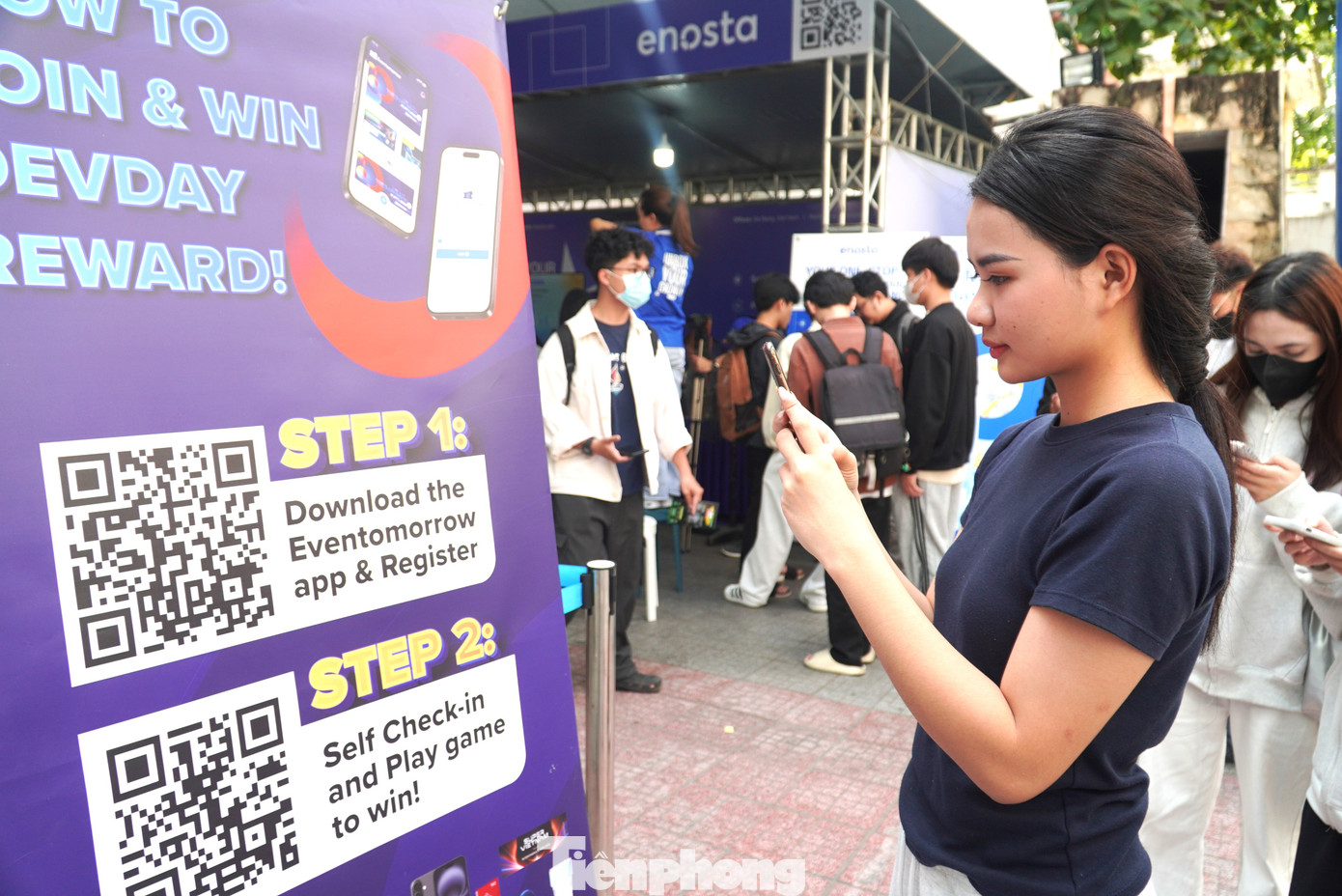 DevDay thu hút sự quan tâm của các bạn trẻ. Ảnh: Thanh Hiền.