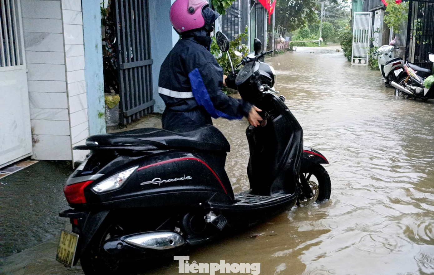 Do mưa lớn, nhiều nơi ngập sâu, đường sá tắc nghẽn, hàng loạt trường học thông báo cho học sinh nghỉ học. Anh Nguyễn Tấn (31 tuổi, quận Cẩm Lệ) chia sẻ sau khi đưa con tới trường được một lúc, giáo viên đã thông báo quay lại đón con, nhà trường cho nghỉ học để đảm bảo an toàn cho phụ huynh, học sinh. Anh Nguyễn Thanh, có con học tại trường Tiểu học Lý Tự Trọng (quận Hải Châu) cũng cho biết đã nhận tin báo của trường vào sáng nay về việc cho học sinh nghỉ. Do mưa lớn, nhiều nơi ngập sâu, đường sá tắc nghẽn, hàng loạt trường học thông báo cho học sinh nghỉ học. Anh Nguyễn Tấn (31 tuổi, quận Cẩm Lệ) chia sẻ sau khi đưa con tới trường được một lúc, giáo viên đã thông báo quay lại đón con, nhà trường cho nghỉ học để đảm bảo an toàn cho phụ huynh, học sinh. Anh Nguyễn Thanh, có con học tại trường Tiểu học Lý Tự Trọng (quận Hải Châu) cũng cho biết đã nhận tin báo của trường vào sáng nay về việc cho học sinh nghỉ.