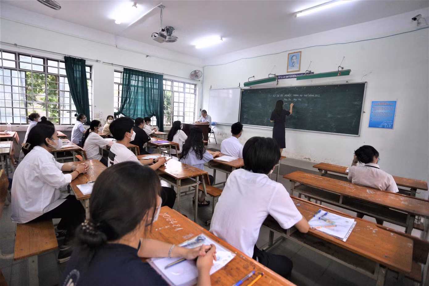 Thí sinh tham dự kỳ thi Tốt nghiệp THPT năm 2022 tại Đà Nẵng.