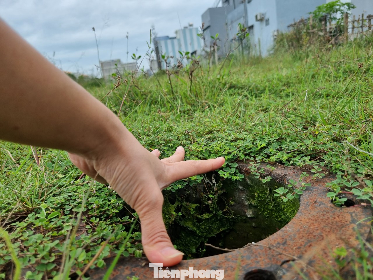 Theo ghi nhận, những hố trụ bê tông được chôn sâu xuống dưới lòng đất. Quanh miệng hố được bọc kim loại, miệng hố rộng hơn một gang tay.