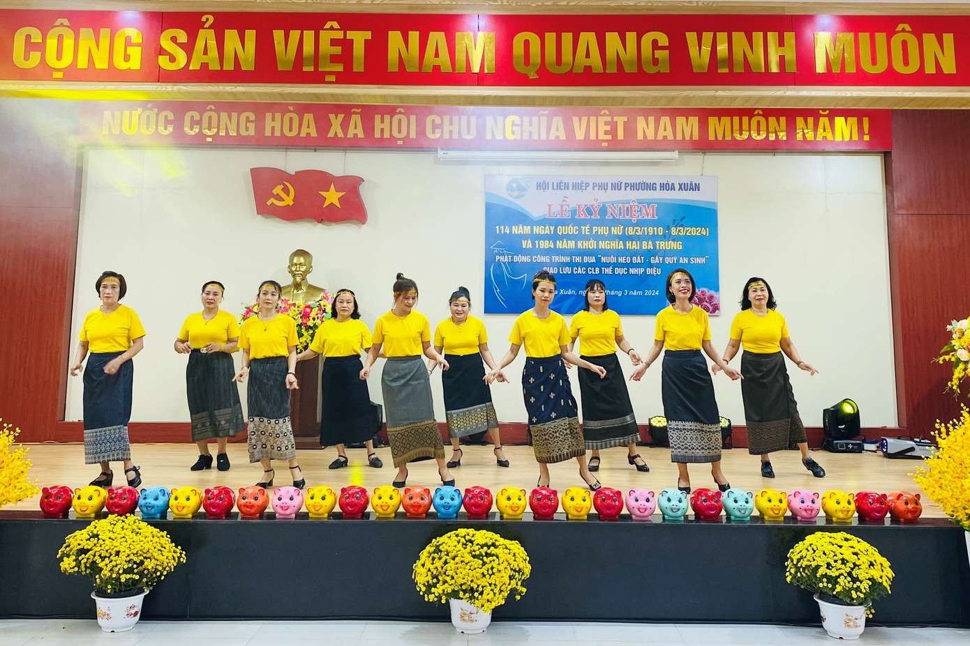 Các CLB thể dục, nhịp điệu giao lưu để tạo sự tự tin, kết nối, nâng cao đời sống tinh thần của chị em phụ nữ.