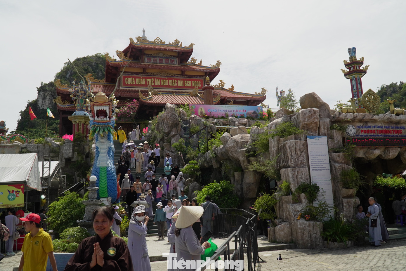 Chùa Quán Thế Âm, nơi tôn trí xá lợi. Chùa sẽ mở cửa từ 19h ngày 30/5 đến hết ngày 2/6, liên tục 24/24, để chư tăng ni, Phật tử và những người yêu mến đạo Phật có cơ hội chiêm bái và đảnh lễ xá lợi Đức Phật.