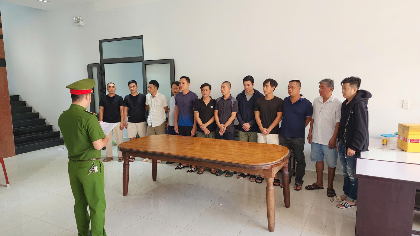 Các đối tượng trong đường dây đánh bác 2.000 tỷ.