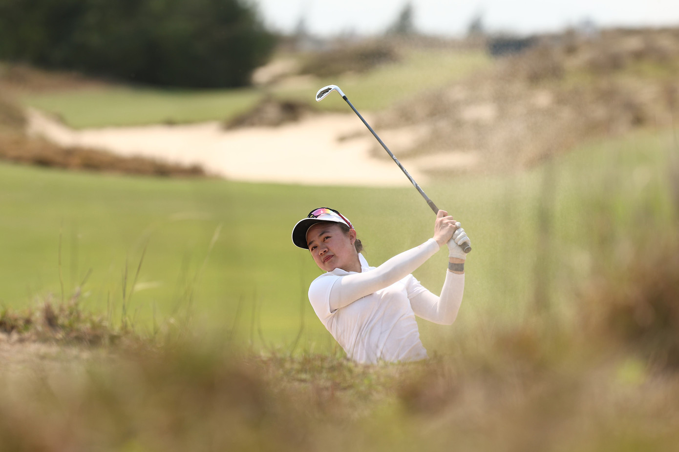 Nữ VĐV Đài Loan trên sân gôn miền Trung. Mùa giải 2024, Chun-Wei Wu của Đài Loan lên ngôi vô địch WAAP Championship với thành tích chung cuộc ở mức 270 gậy (điểm -18) trên sân Waterside thuộc Siam Country Club, Thái Lan.