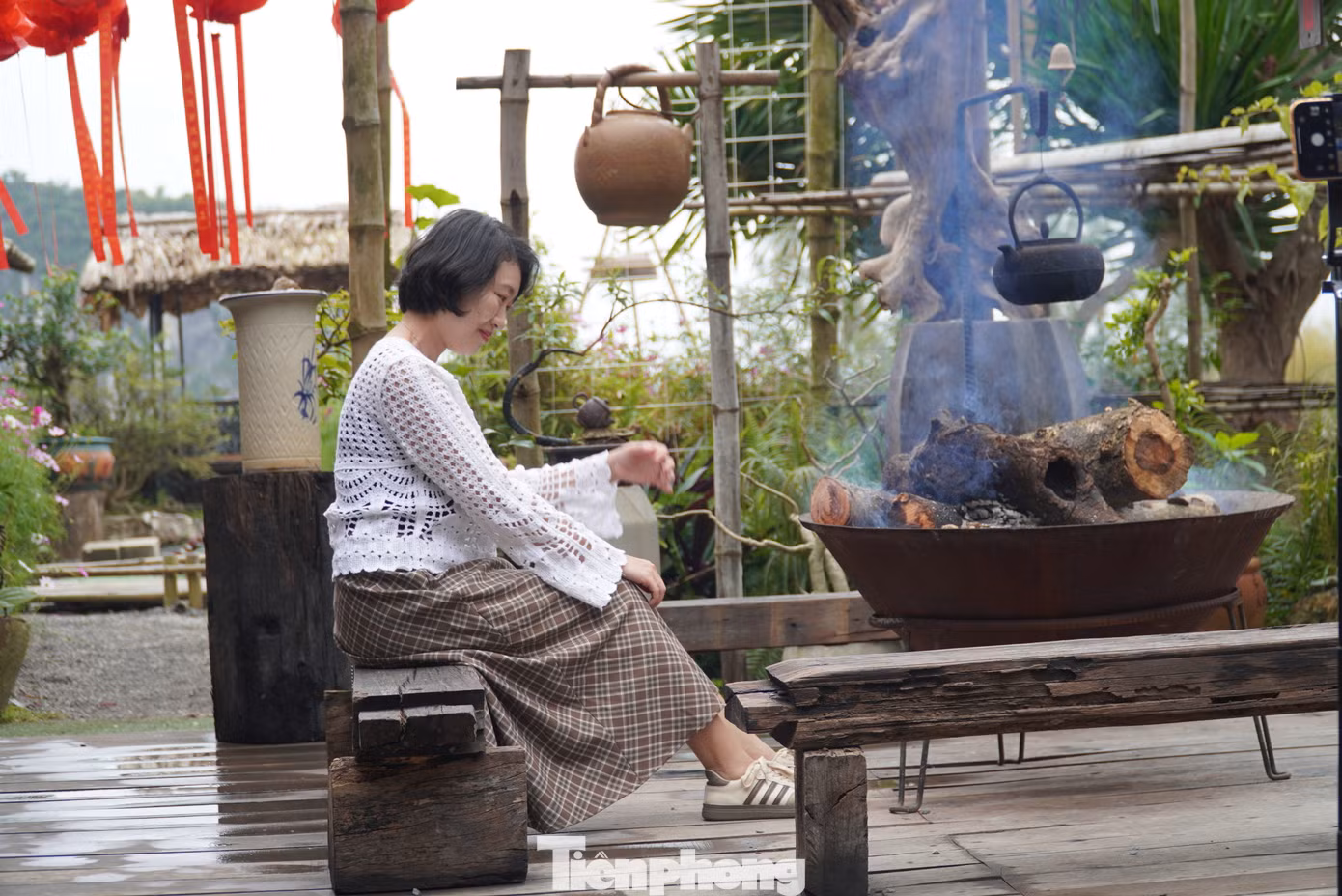 Góc nào trong chùa cũng đẹp, mang lại cảm giác an yên. Chùa nhắc nhở mọi người "được sống trong niềm an lạc là điều may mắn giữa cuộc đời này".