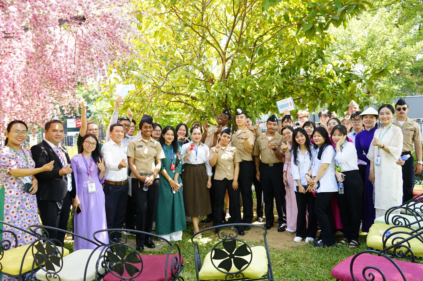 Đây là hoạt động trong chuyến thăm hữu nghị thành phố Đà Nẵng từ 25-30/6 của tàu sân bay USS Ronald Reagan.