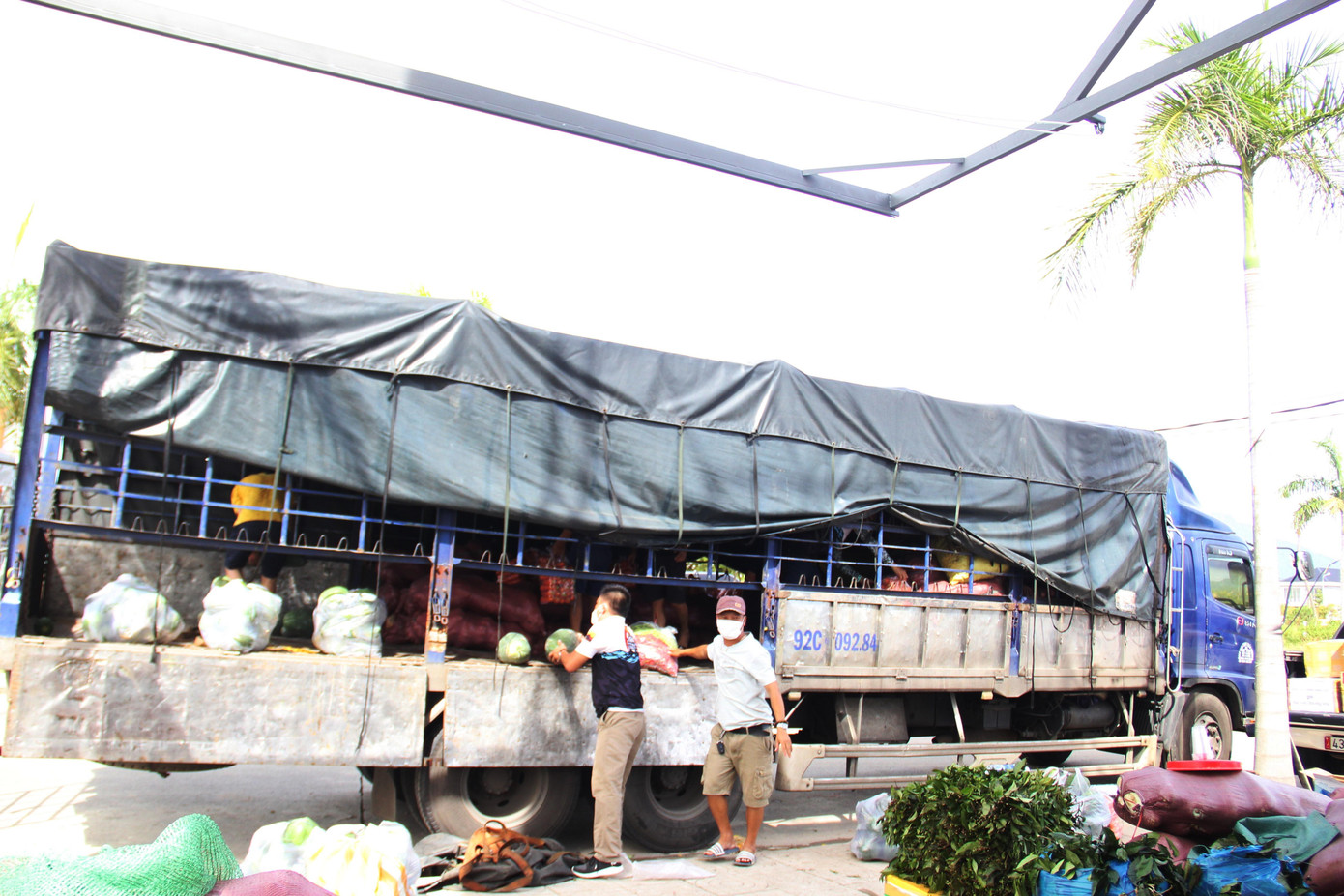 Trên đường Nam tiến, xe sẽ ghé lại Phú Yên để nhận thêm rau củ. Một phần CLB mua thêm, một phần do các nhóm từ thiện hỗ trợ. Trên đường Nam tiến, xe sẽ ghé lại Phú Yên để nhận thêm rau củ. Một phần CLB mua thêm, một phần do các nhóm từ thiện hỗ trợ.