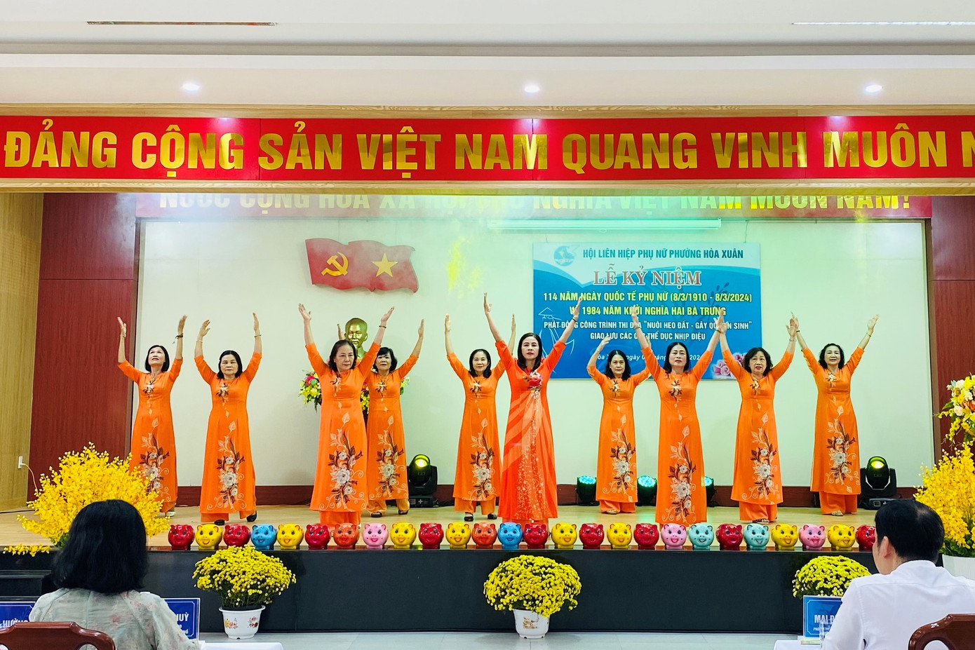 Các CLB thể dục, nhịp điệu giao lưu để tạo sự tự tin, kết nối, nâng cao đời sống tinh thần của chị em phụ nữ.