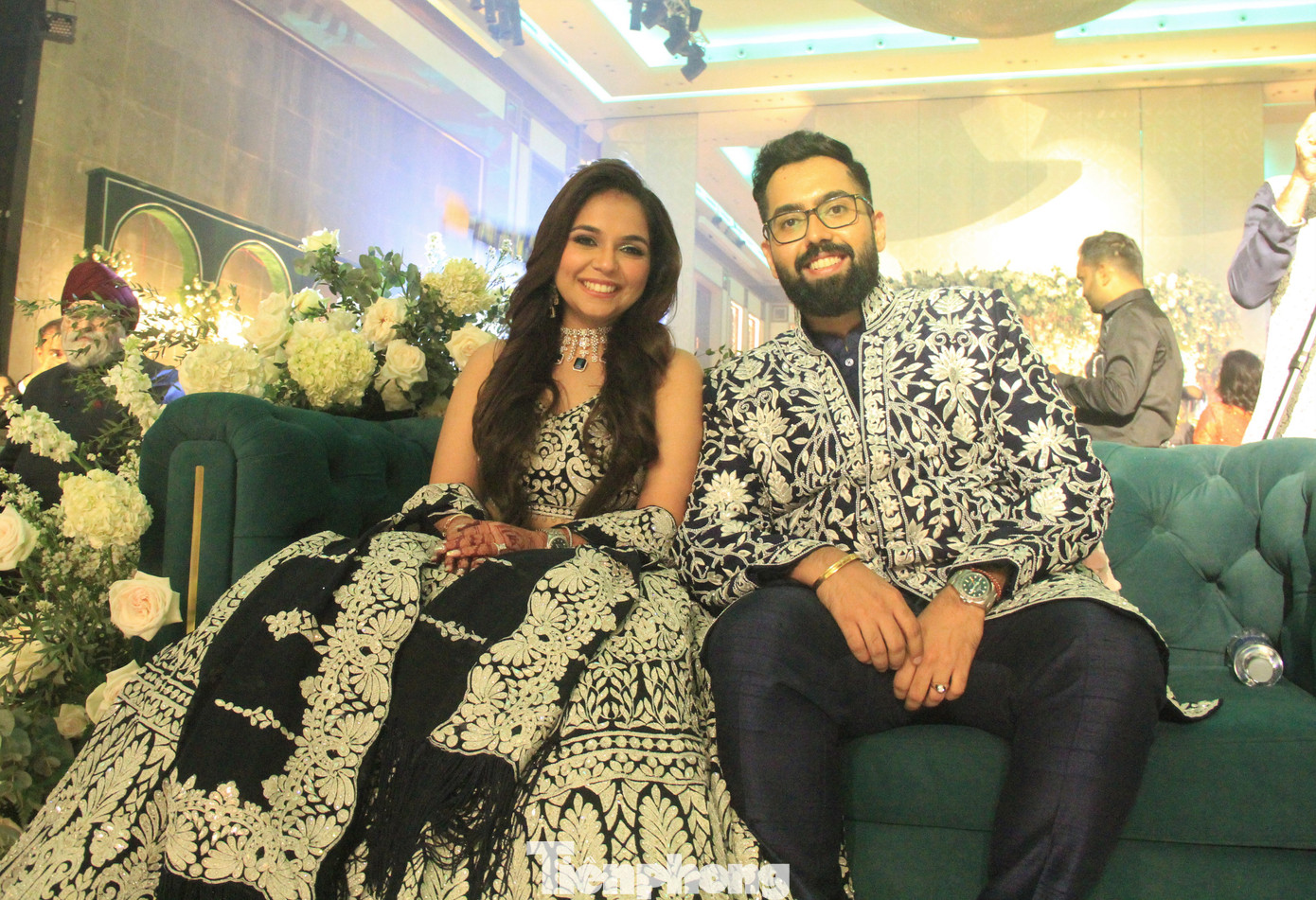 Cô dâu Kashmera Balani và chú rể Inderdeep Sedha tổ chức đám cưới tại Đà Nẵng. (Ảnh: Thanh Trần).